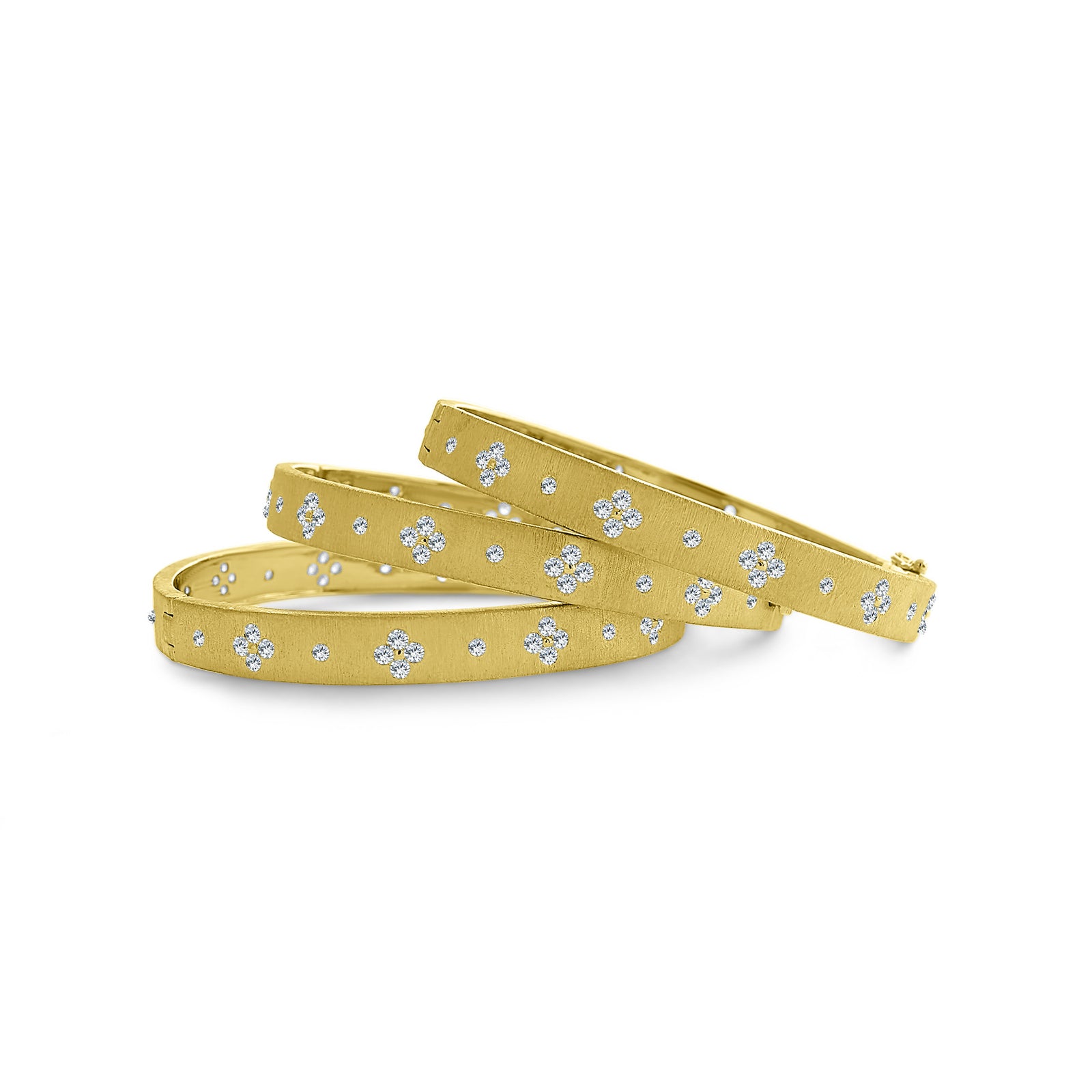 Gold Classic Sterling Silver Bangle Bracelet
