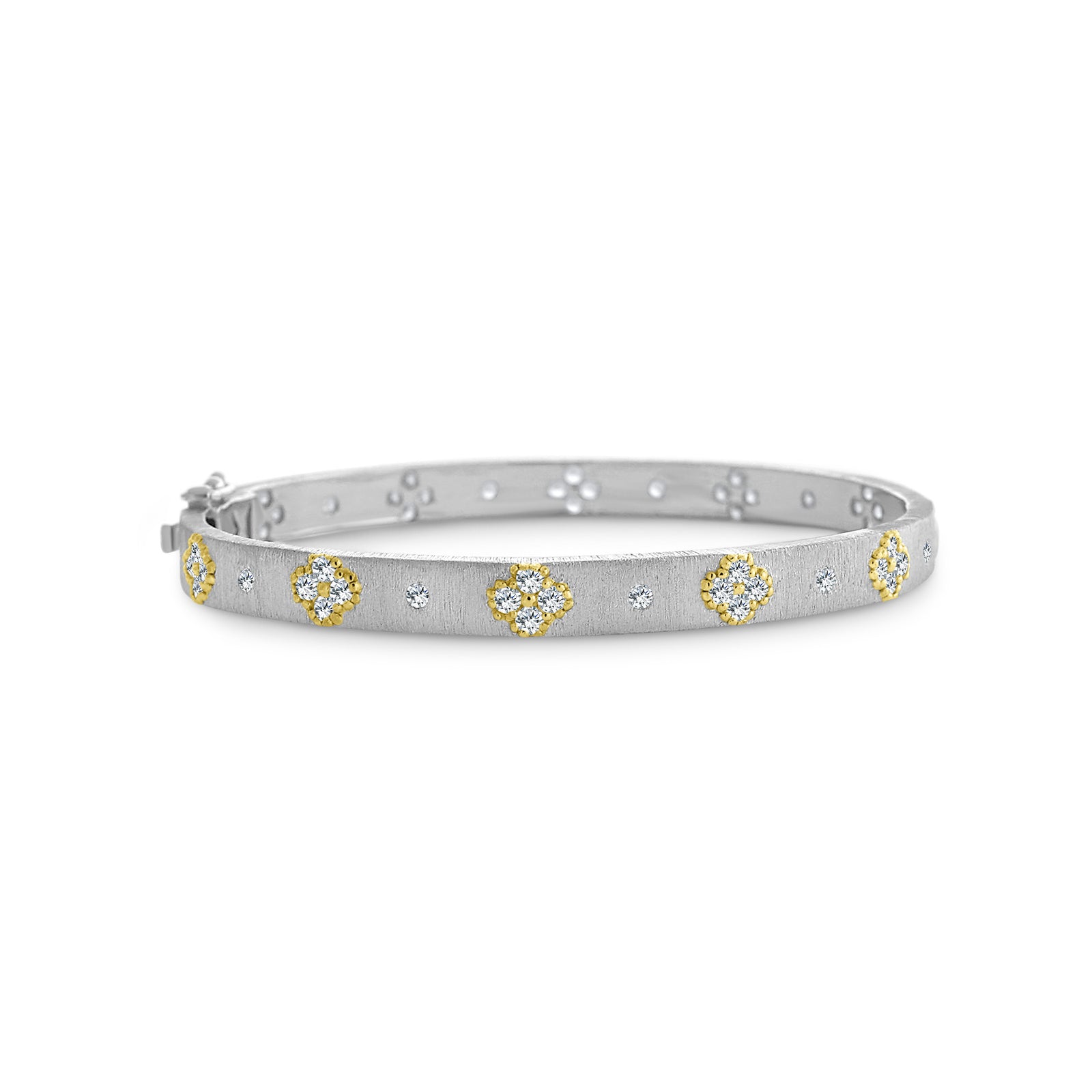 Sterling Silver Two Tone Silver and Gold Bracelet
