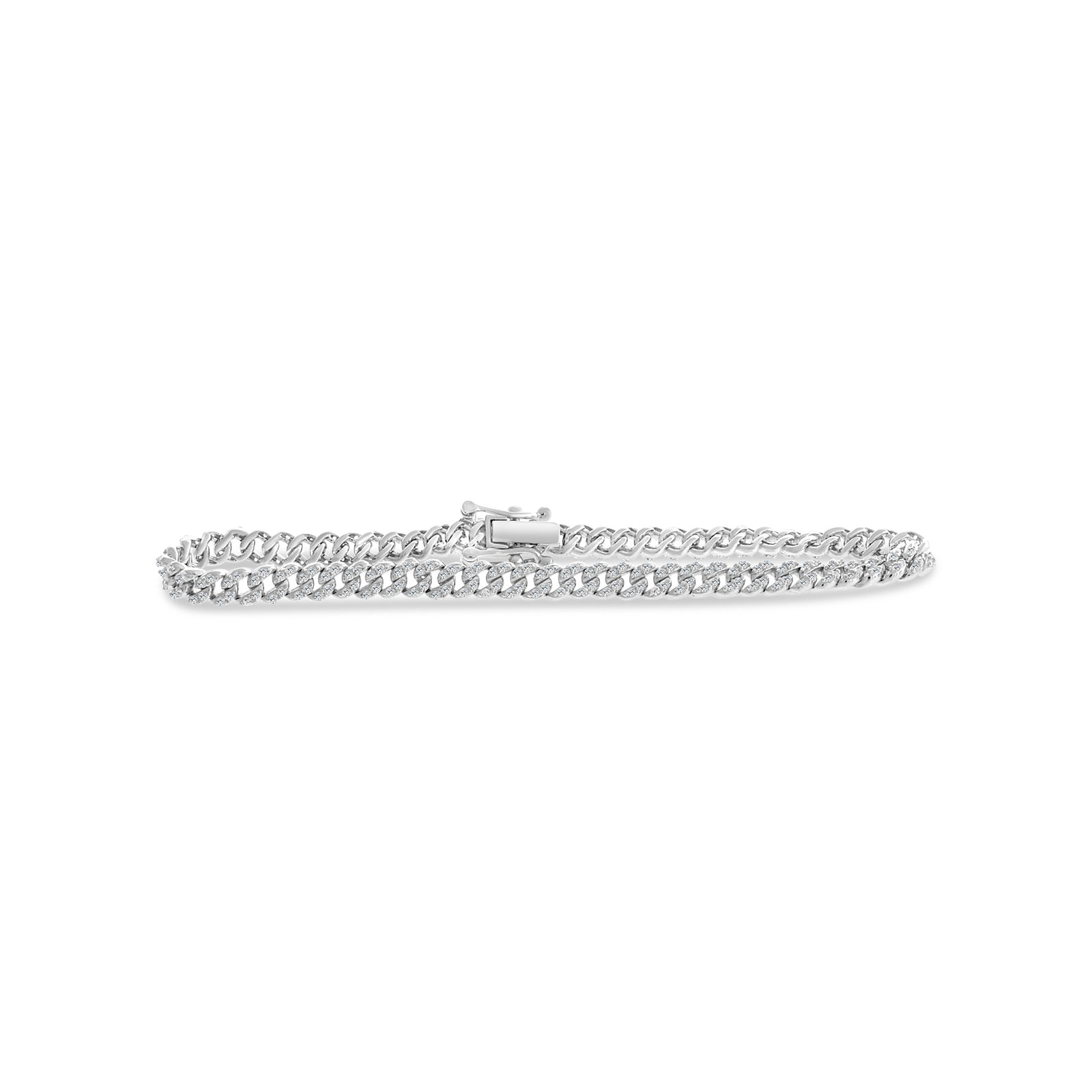 Small Cuban Tennis Bracelet Micro Pave CZ