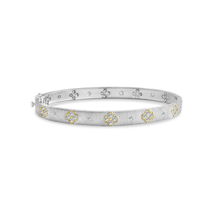 Sterling Silver Two Tone Silver and Gold Bracelet