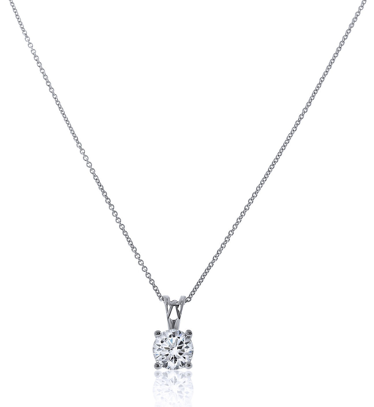 Chandi Diamond Brilliant Round Pendant Necklace by Bobby Schandra