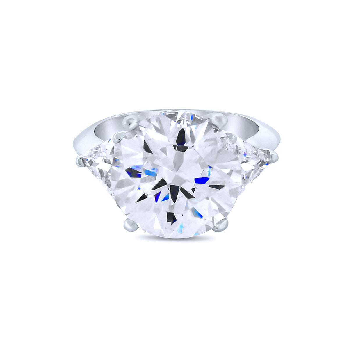 4K Chandi Diamond (CZ) Silver Ring by Bobby Schandra