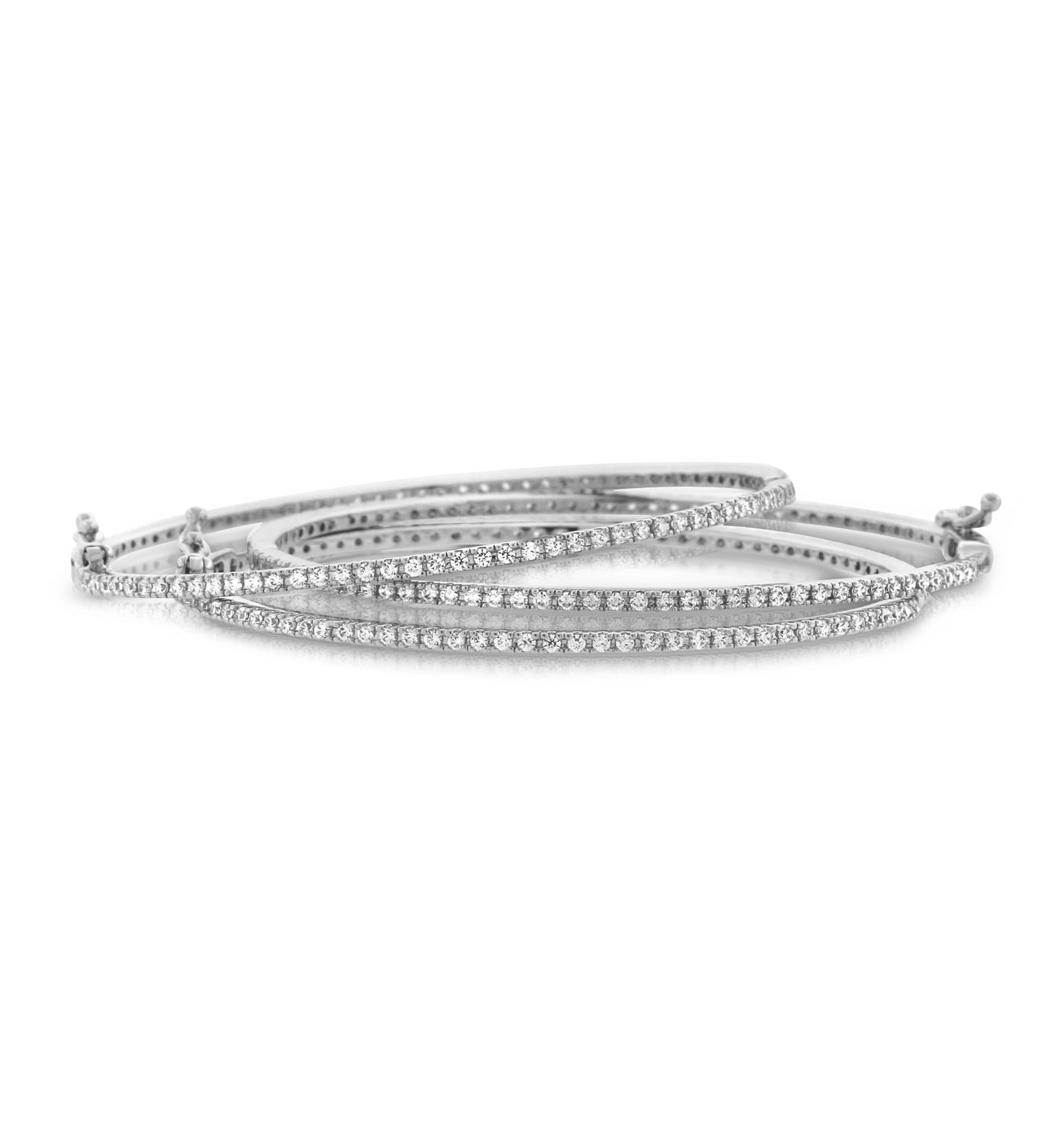 Delicate-cz-silver-bangle-bracelet