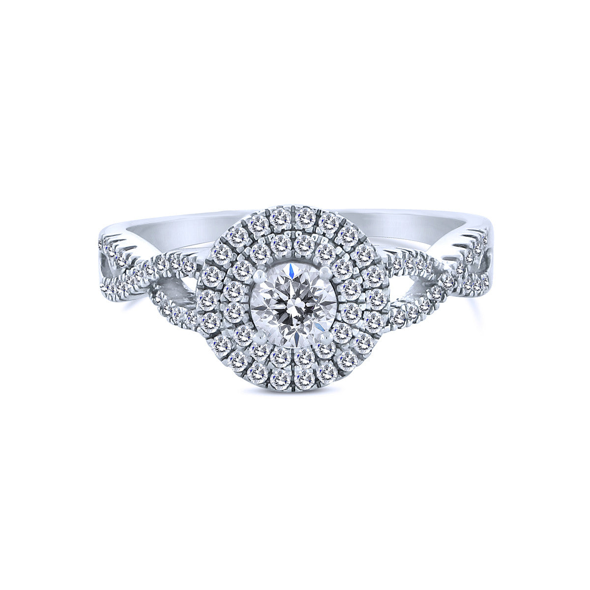 Crystal Zircon Diamond Ring For Men For Women Elegant Symmetrical Drawing  Diamond Cluster Band From Top7, $2.67 | DHgate.Com