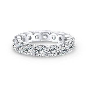 Silver Eternity Ring Band Round Silver 925 4.75 mm