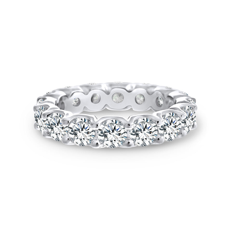 Silver-Eternity-Ring Band Sterling Silver 925 