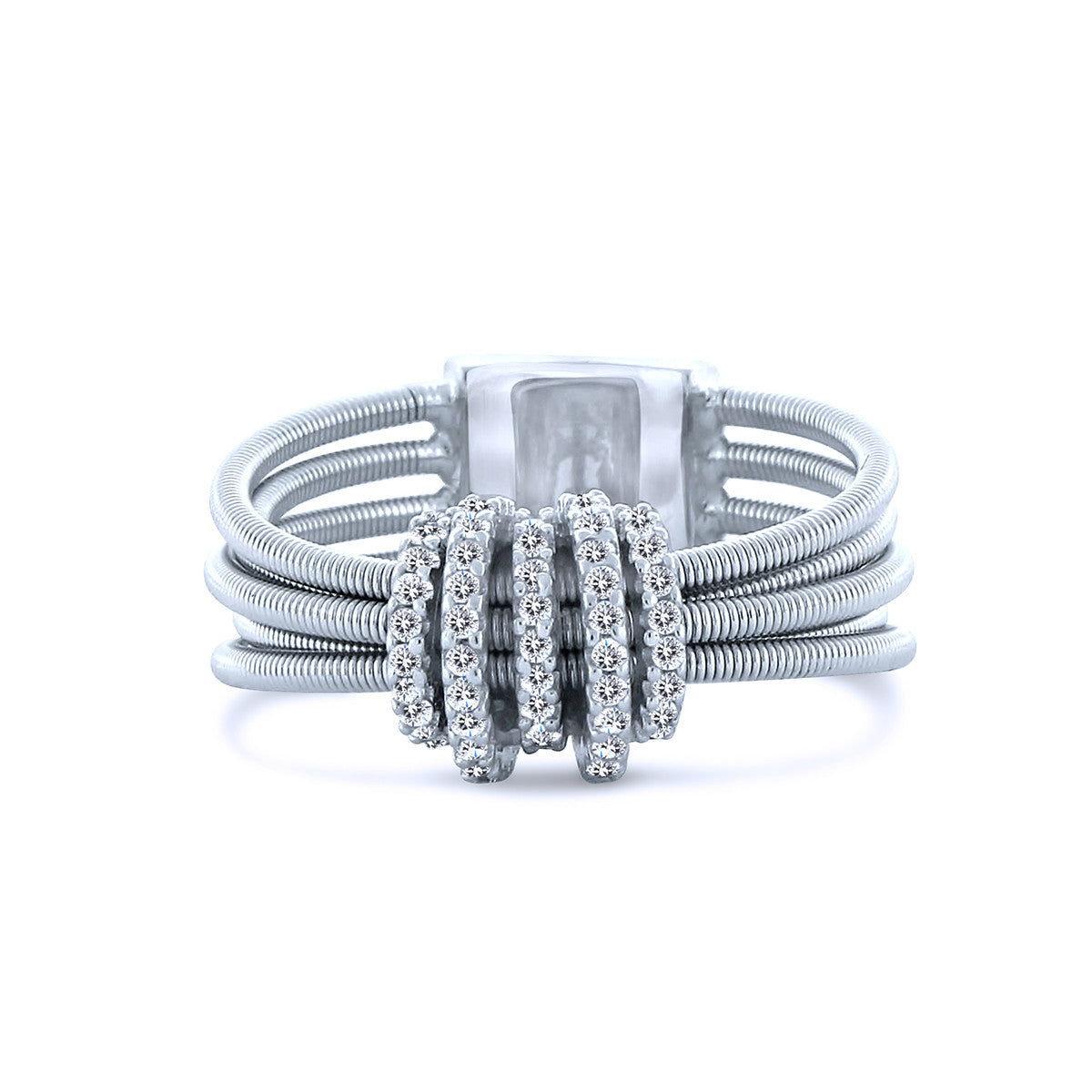 Love Knot Chandi Diamond (CZ) Ring
