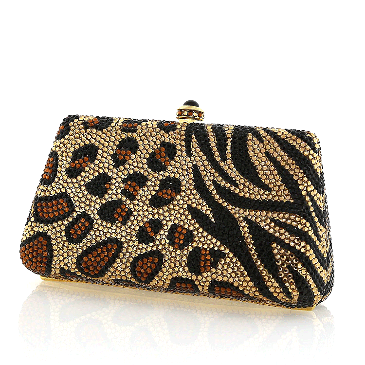 Black and gold evening clutch shop