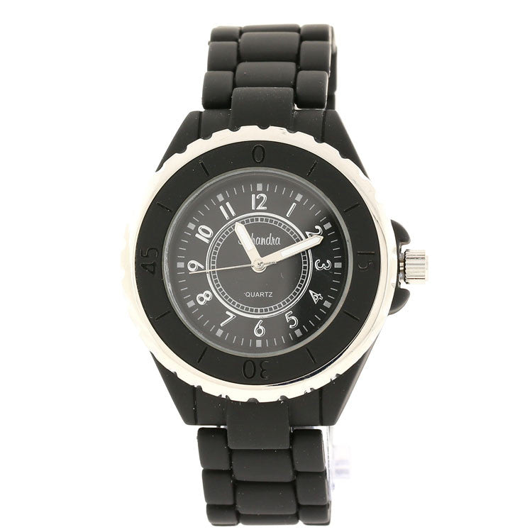 Black and silver Best Friend Link Watch