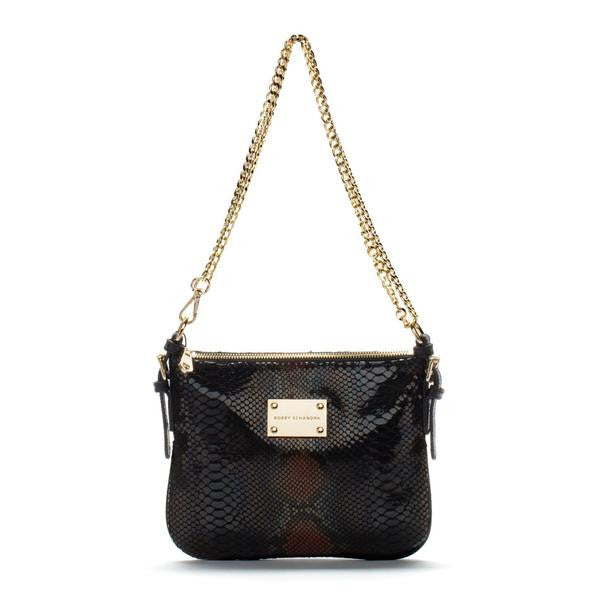 black-brown-leather-designer-messenger-handbag-crossbody-front