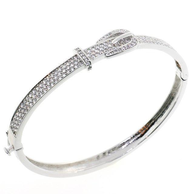 Chandi Diamond CZ Crystal Bangle Bracelet by Bobby Schandra