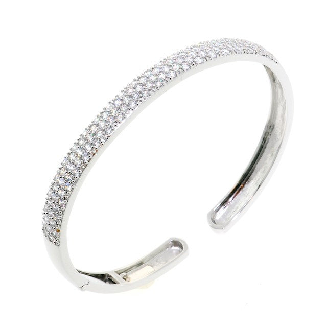 Chandi Diamond CZ Crystal Bangle Bracelet by Bobby Schandra