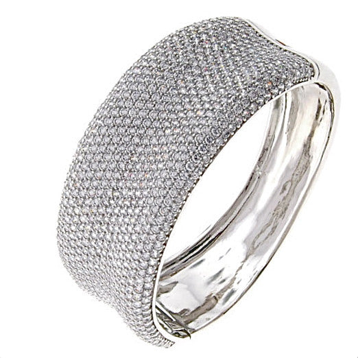 Chandi Diamond CZ Crystal Bangle Bracelet by Bobby Schandra