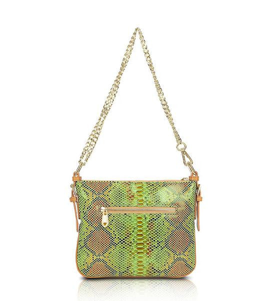 green-brown-black-designer-leather-messenger-crossbody-bag-front