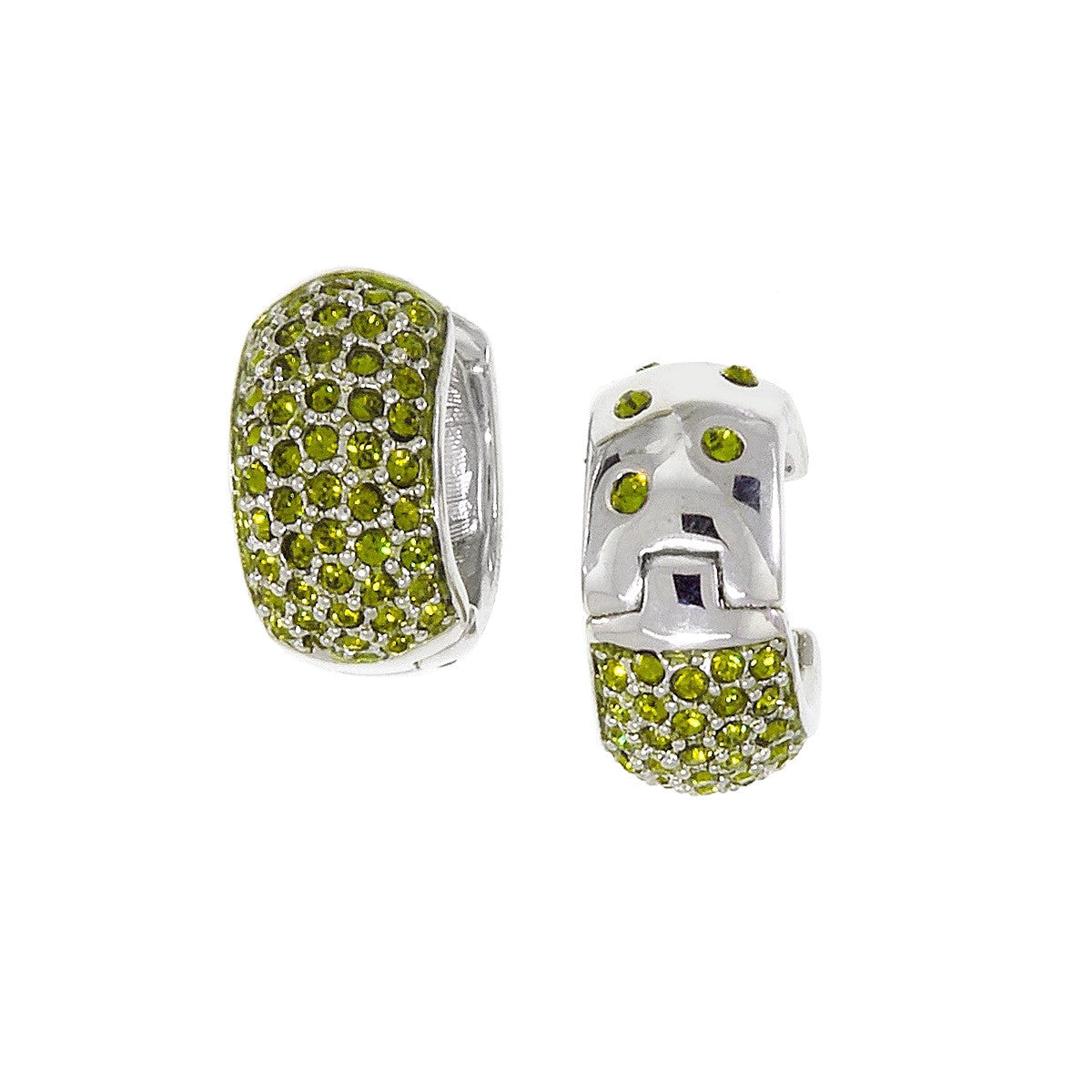 green-silver-swarovski-crystal-reversible-huggies-earrings