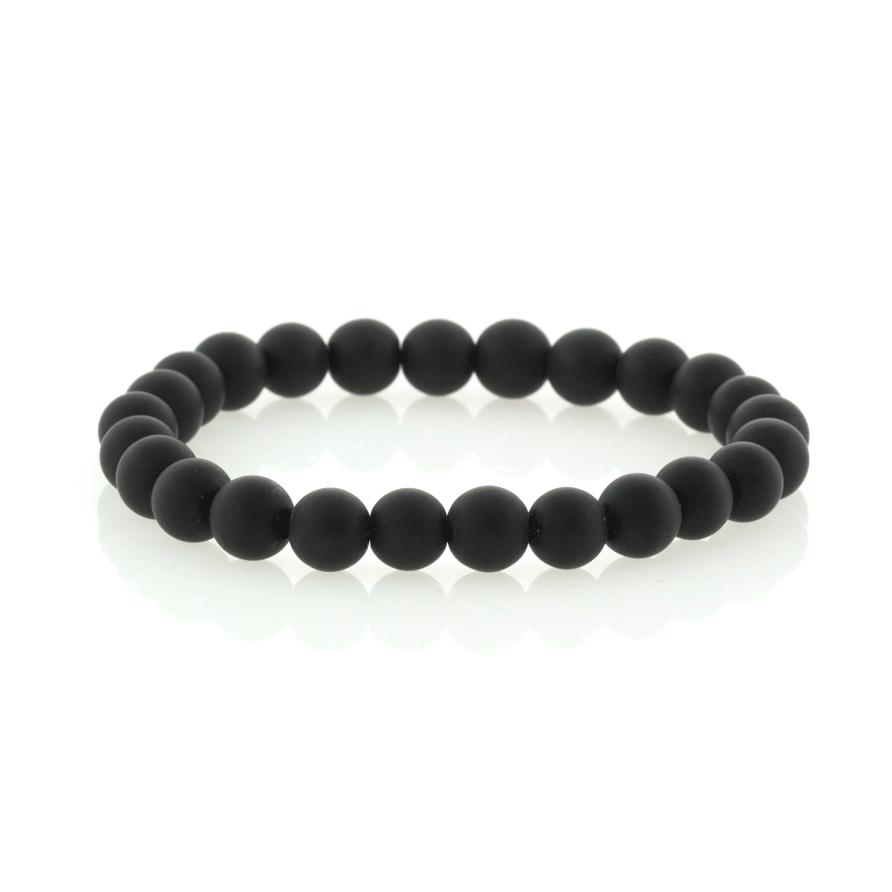 Matte Black Onyx Bracelet by Bobby Schandra