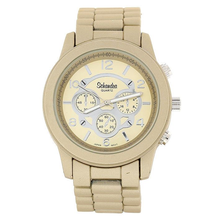 Matte Gold Jumbo Link Watch