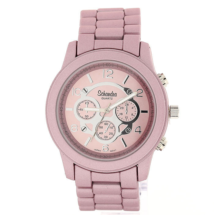 Matte Pink Jumbo Link Watch