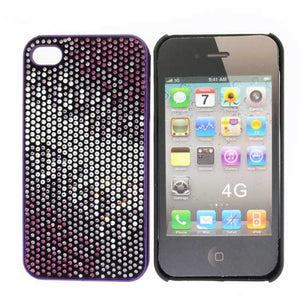 Purple and White Fade Crystal iPhone 4 Case