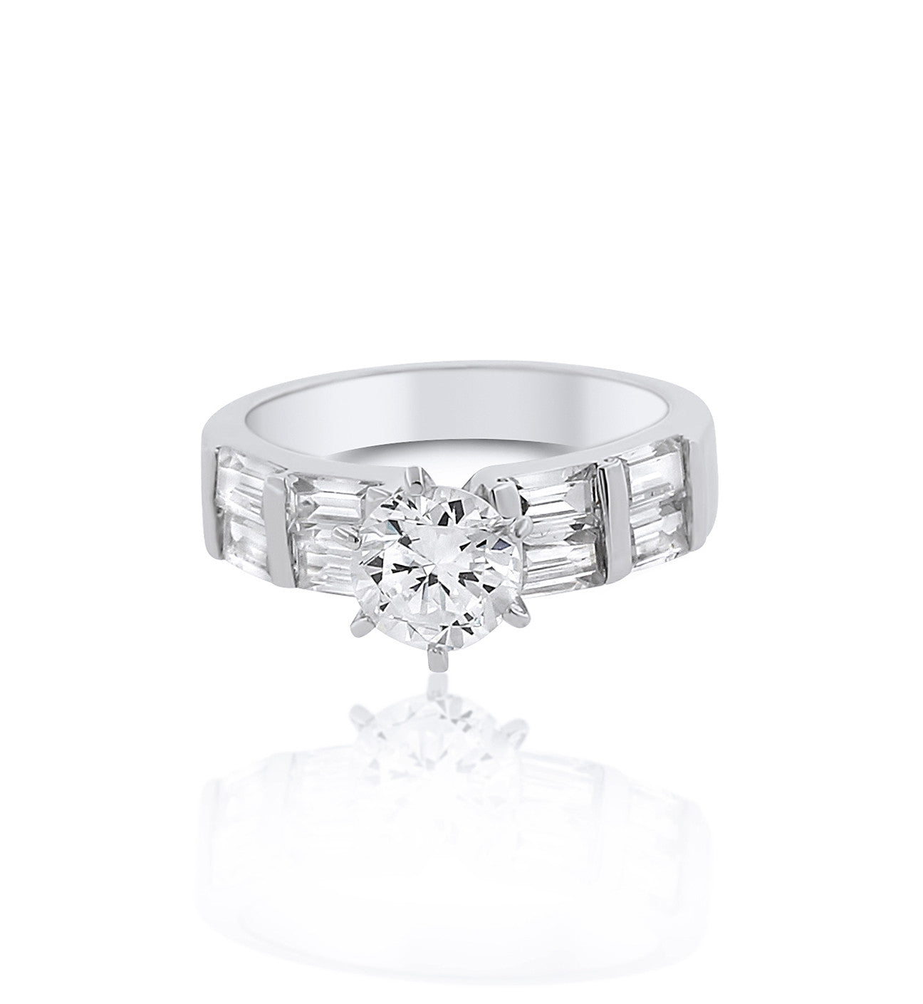 round-silver-cz-travel-ring-baguette-cut side stones-bobbyschandra