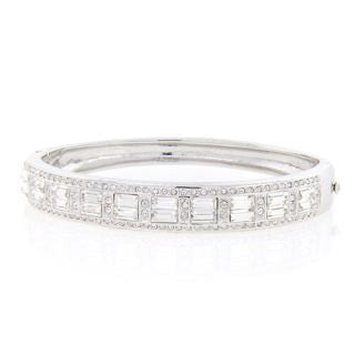 Chandi Diamond Swarovski Crystal Bangle Bracelet by Bobby Schandra