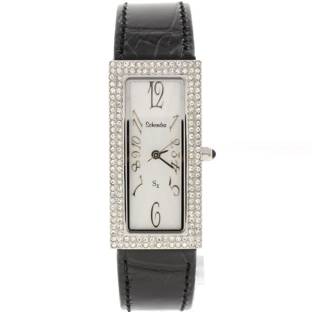 Swarovski Black Leather Strap Watch Amazon.com: Swarovski Matrix Tennis Watch, Swiss Made  main image 3