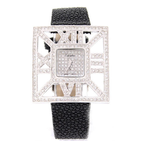 Swarovski Crystal Watch Roman Numeral Bezel